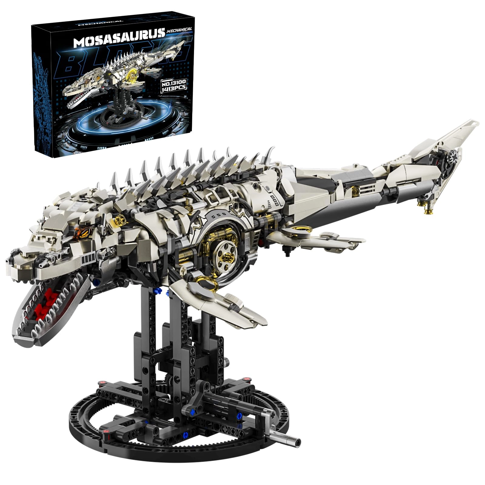 Myth Qholve Mosasaurus - Precision Gear System Display Stand