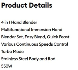 Hand Blender