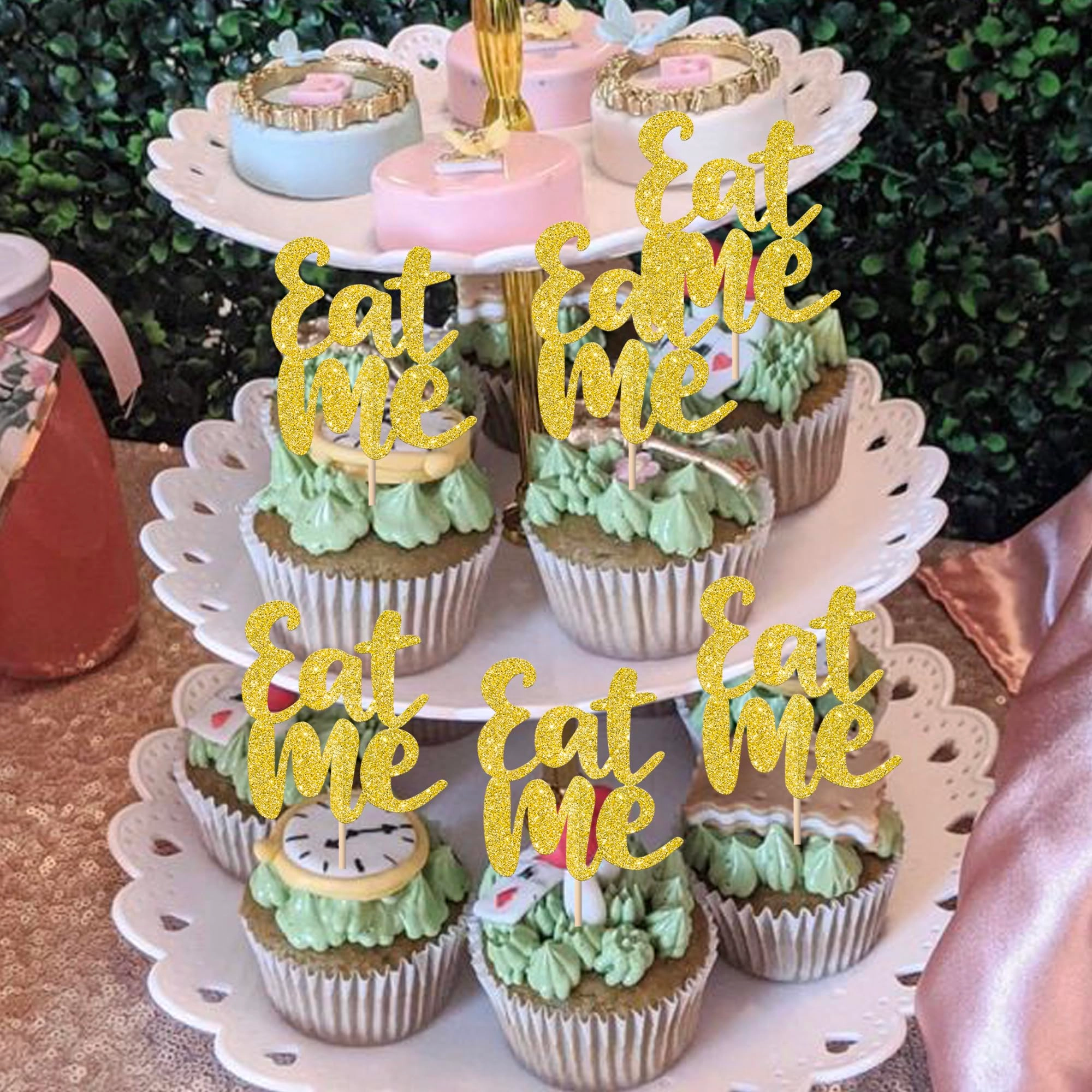 Eat Me Cupcake Toppers - 24 Pack Birthday