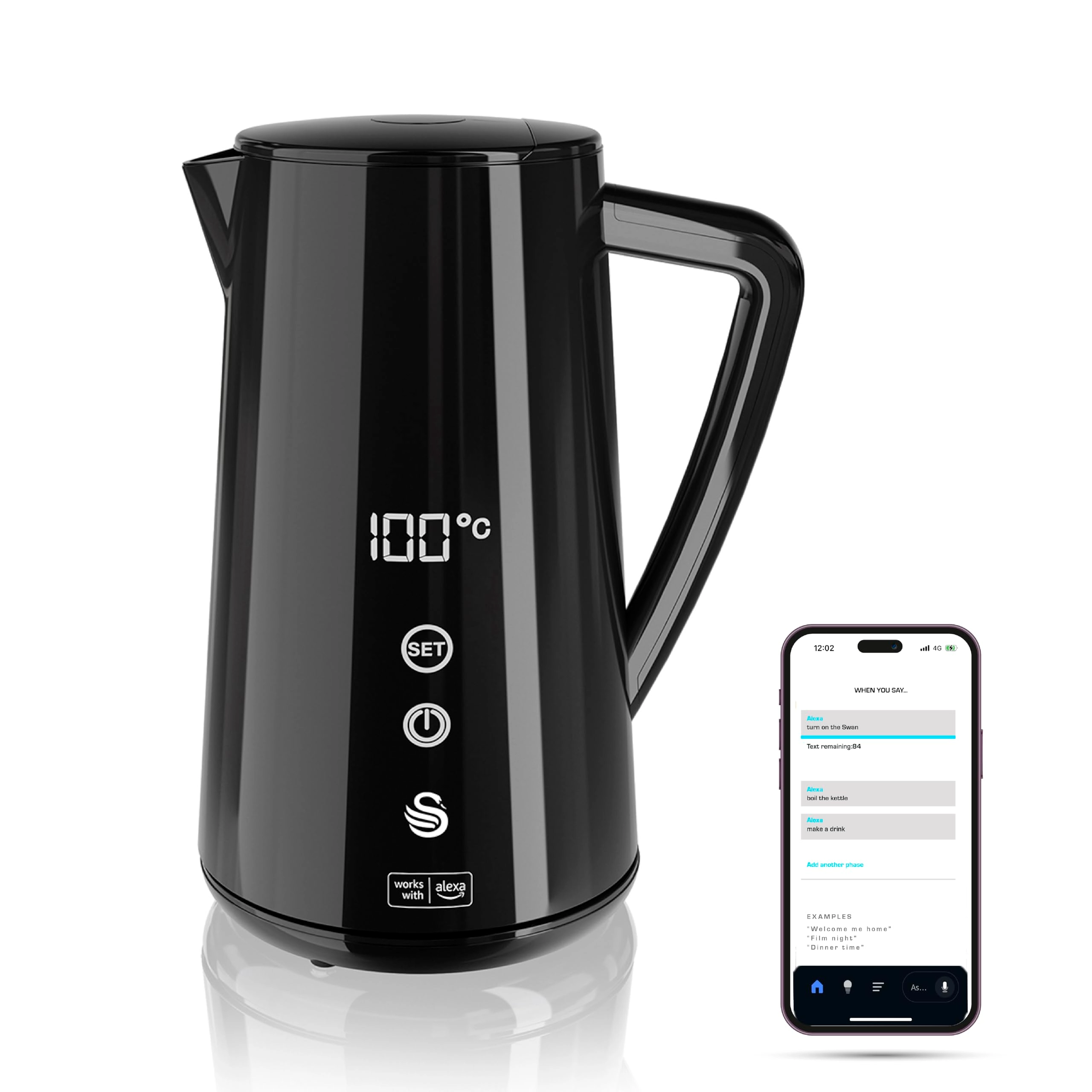 Swan Alexa SK14650BLKN