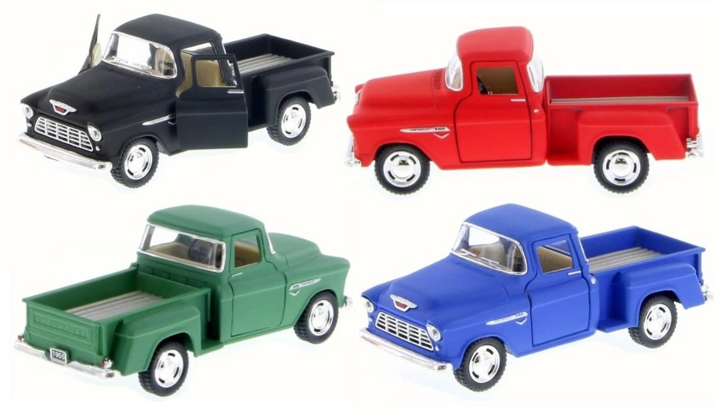 Kinsmart 1955 Chevrolet Stepside - 1:32 4pcs