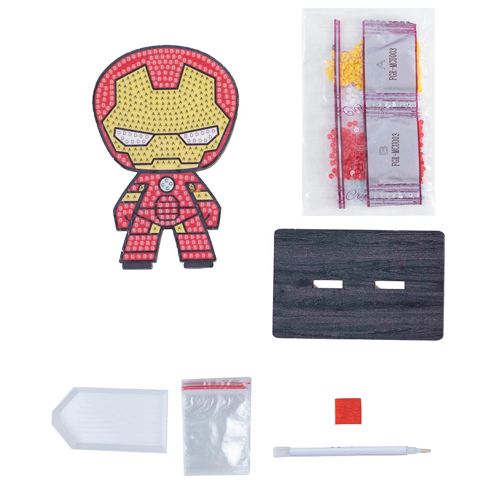 Ironman Crystal Art Buddy - 11.3 x 8.4cm