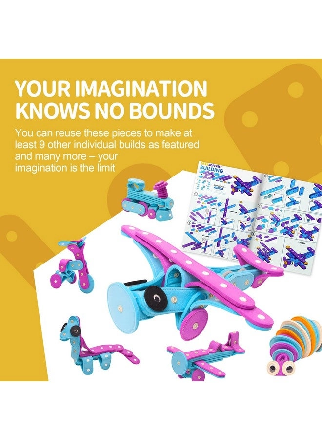 Soft Felt Building Toys - 37 pcs