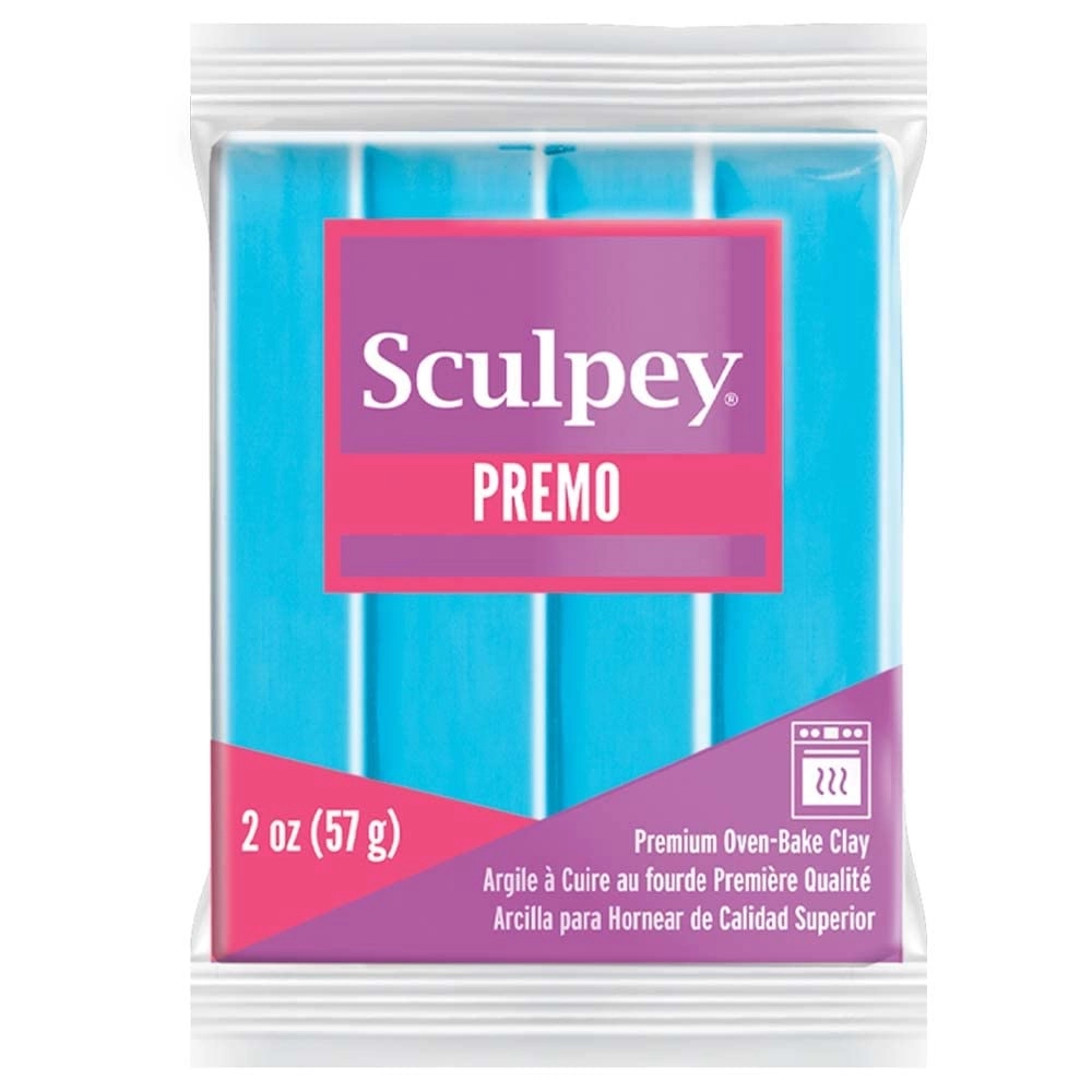 Sculpey Premoâ‚¢ Polymer Oven-Bake Clay - Turquoise 2 oz.