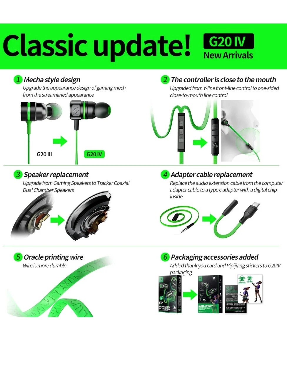 G20 Wired Earbud