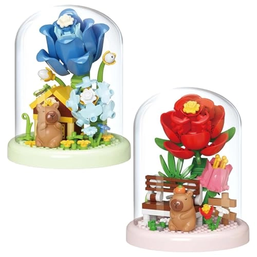 Capybara Flower Building Blocks - 2pcs