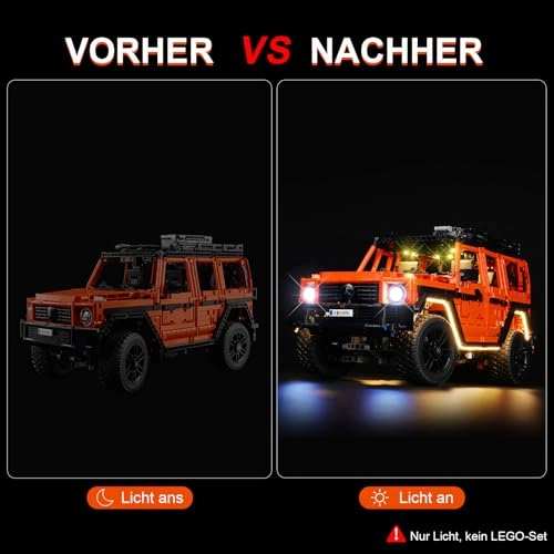 LED Light Kit for LEGO Mercedes-Benz G 500 Professional Line 42177 - Plastic 5V