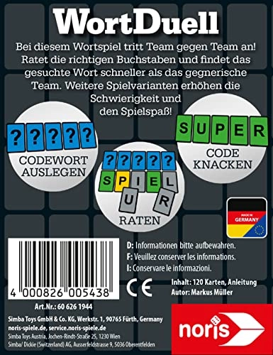 Wort Duell - Card Game (German)