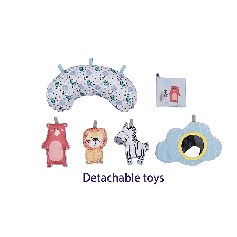 Oval Jungle Friends Playmat - 0 month