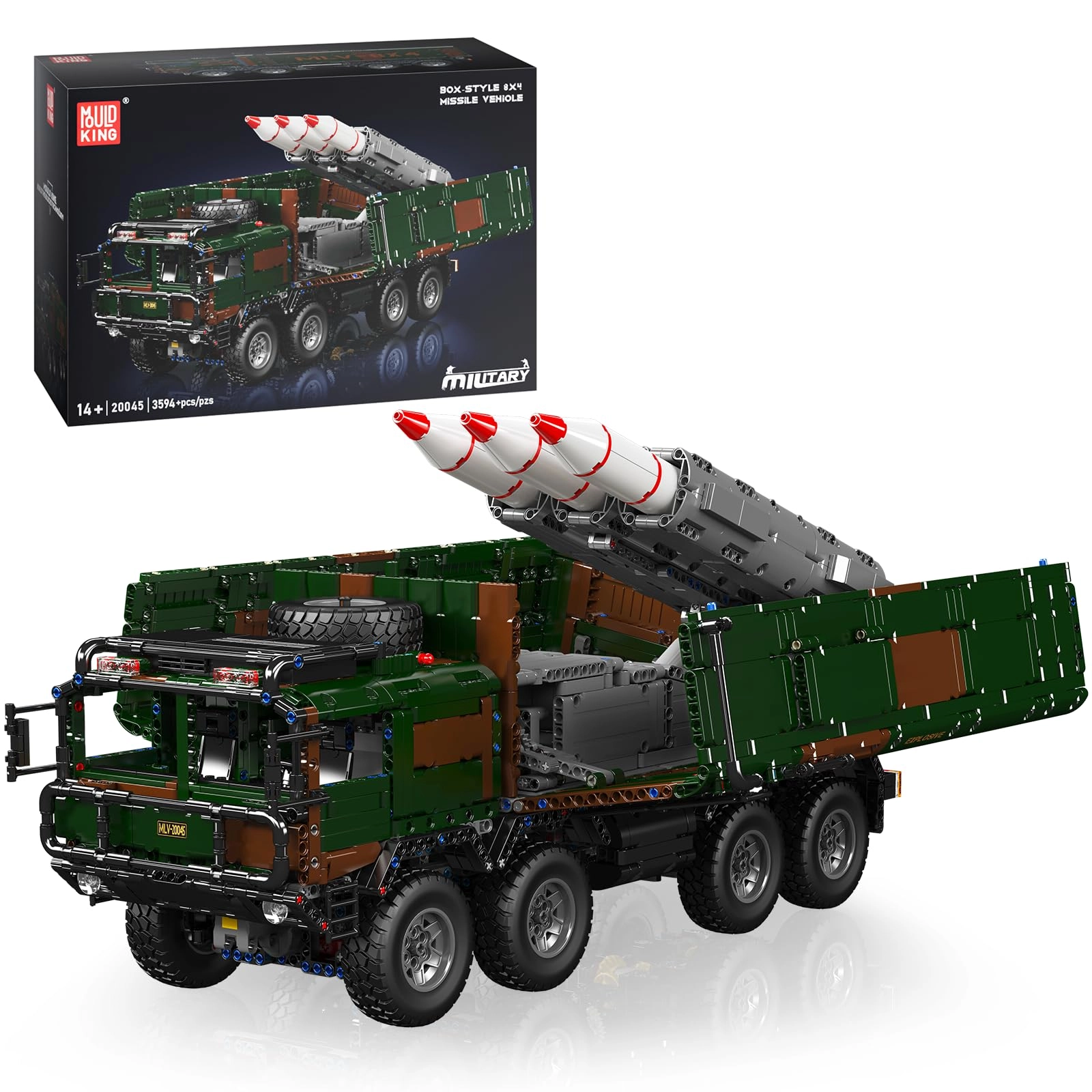 mould king 20045 RC Tank - Technik Military