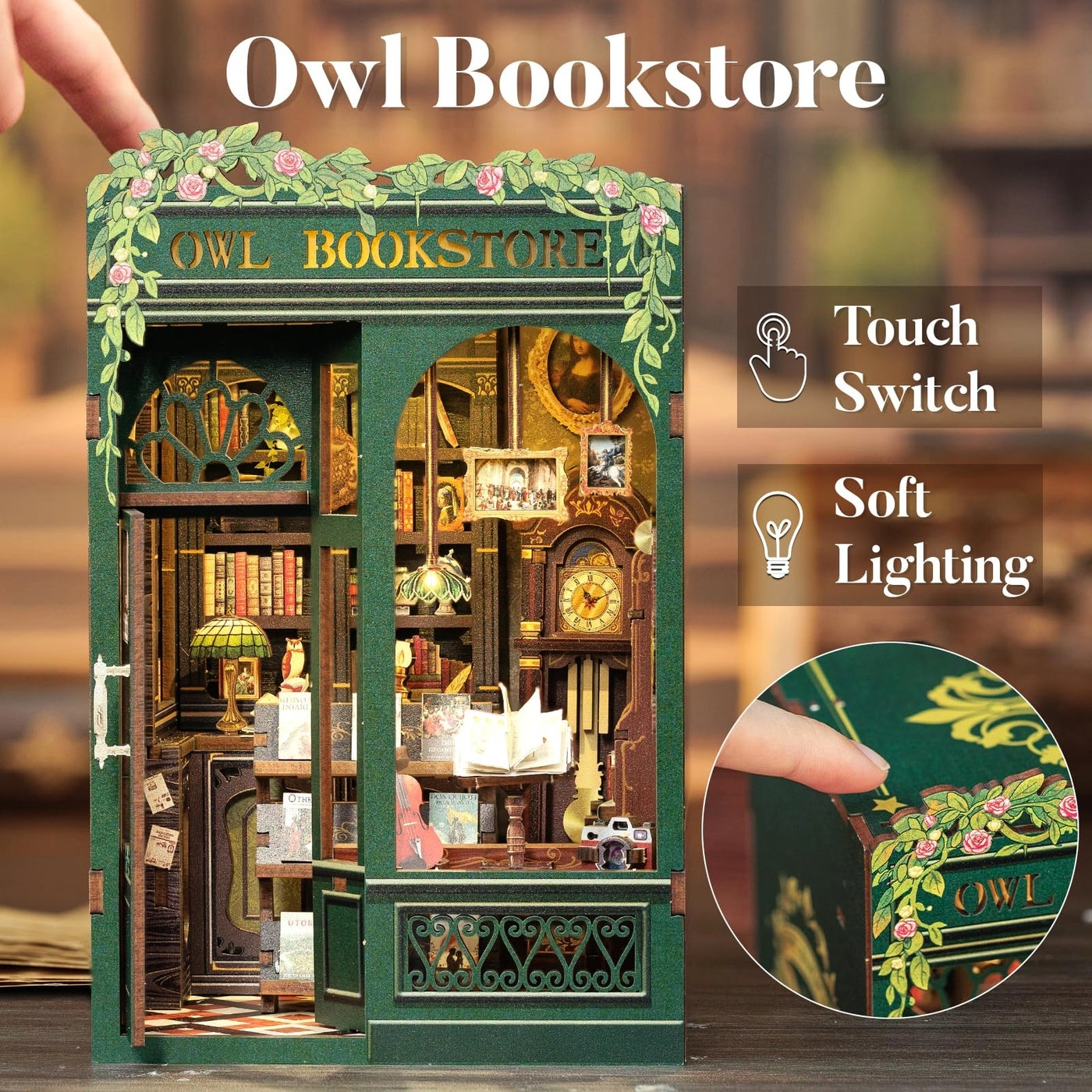Book Nook Kit - Owl Bookstore