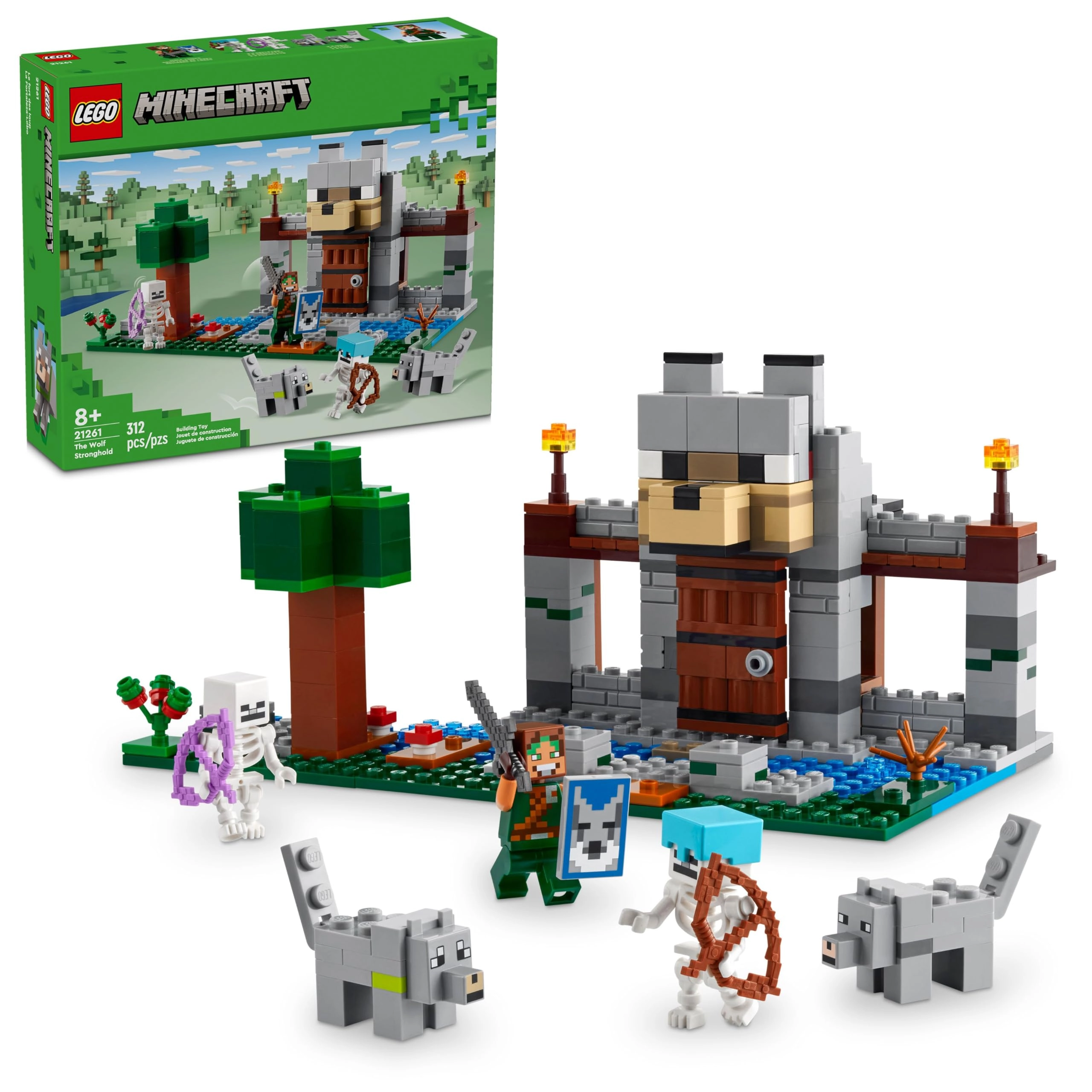 LEGO Minecraft The Wolf Stronghold (21261)