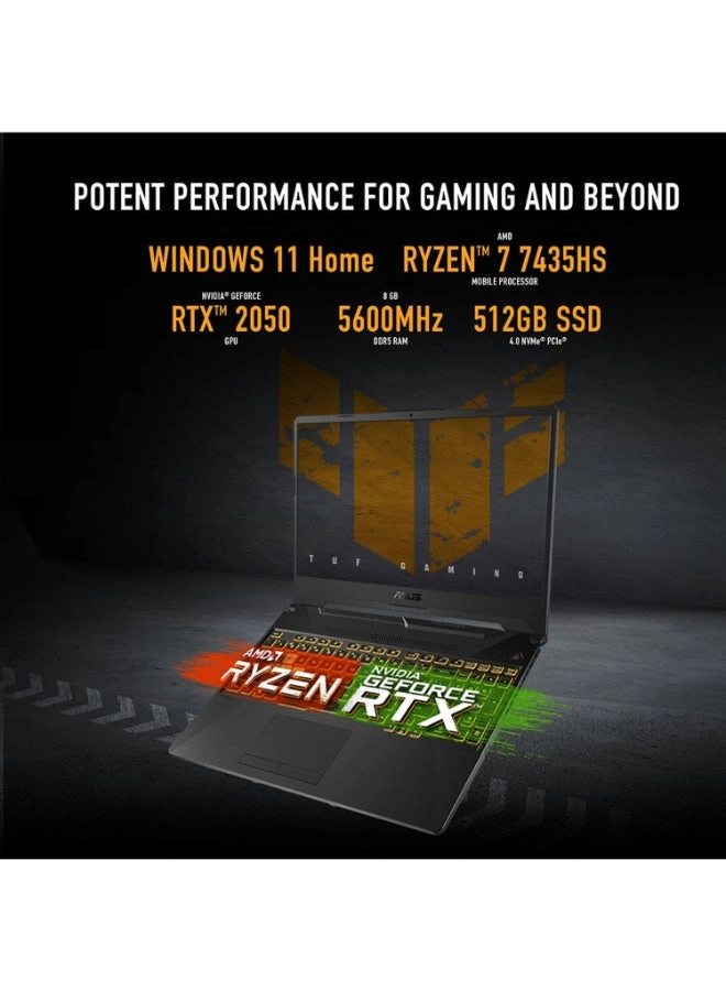 TUF Gaming A15 FA506NFR - 15.6'' Ryzen 7-7435HS 8GB DDR5 512GB SSD