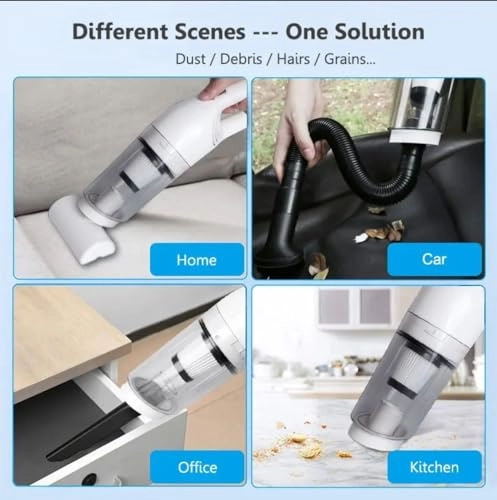 3-in-1 Cordless Vacuum Cleaner - 12000PA 120W