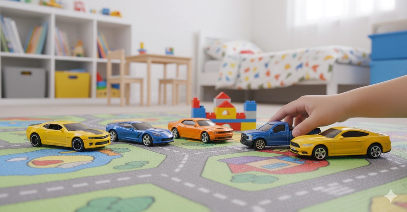 1:64 Diecast 5-Piece Car Set