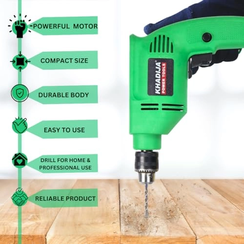 Reverse Forward Rotation Drill Machine - 10mm 400W