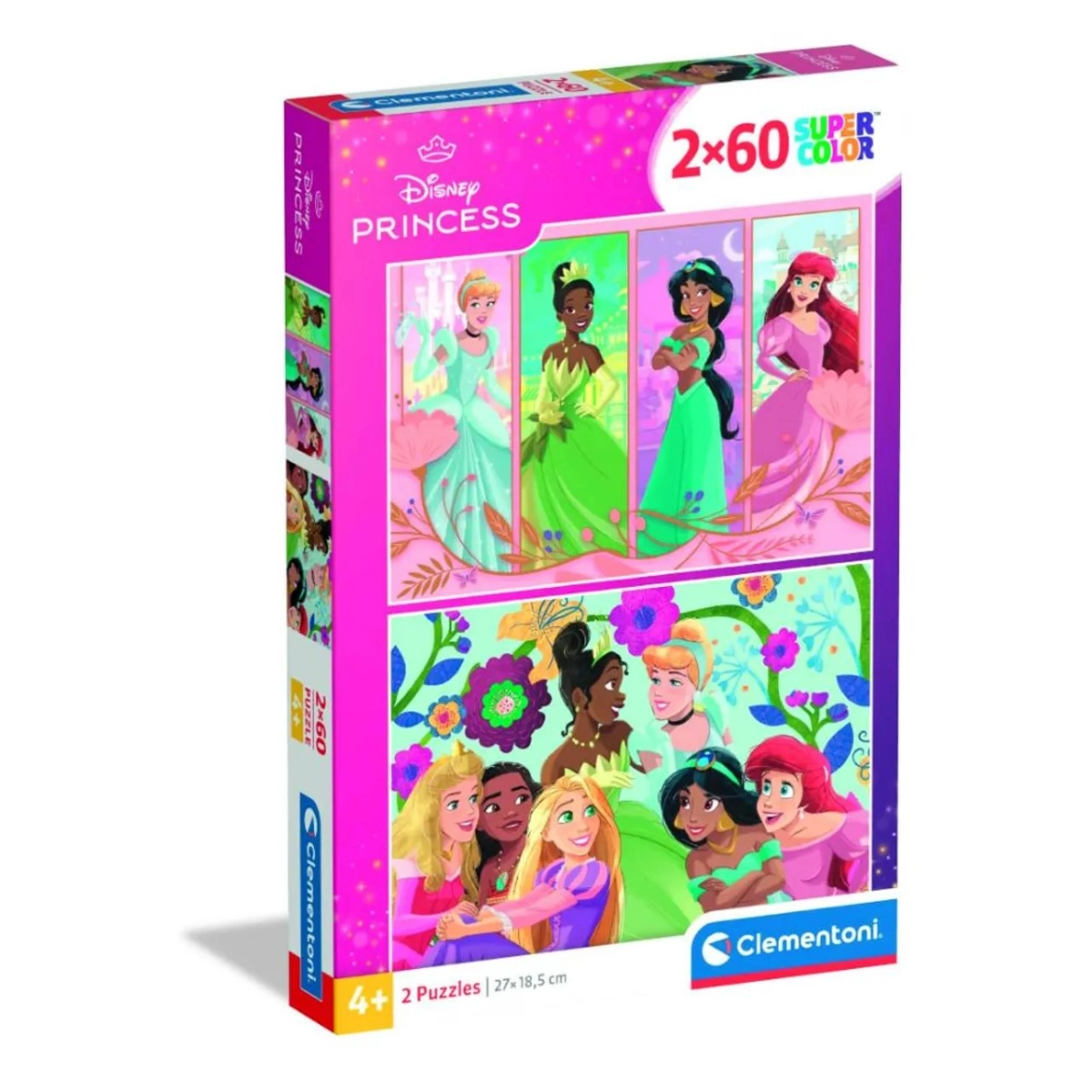 Clementoni Disney Princess Chatting Puzzle (ALGT-24824) - 2-in-1 120 pcs