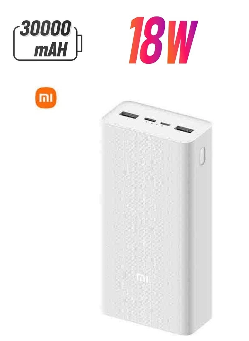 Xiaomi PB3018ZM - 30000mAh 3 USB-A 1 USB-C