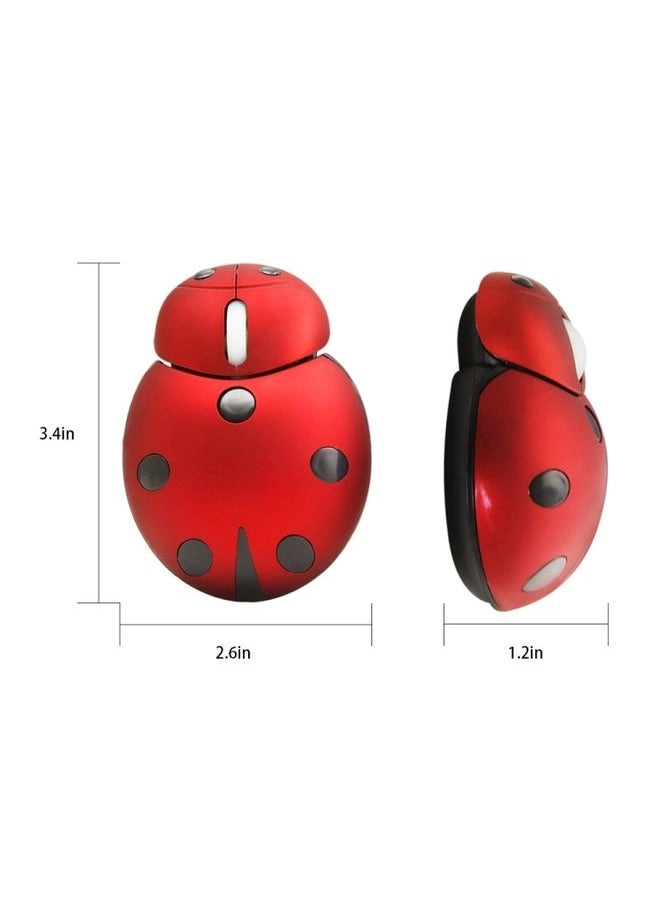 Mini Ladybug Mouse - Wireless