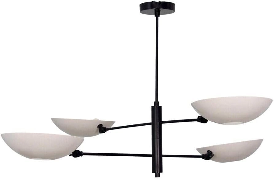 4 Light Pendant Mid Century Sputnik Ceiling Light Fixture