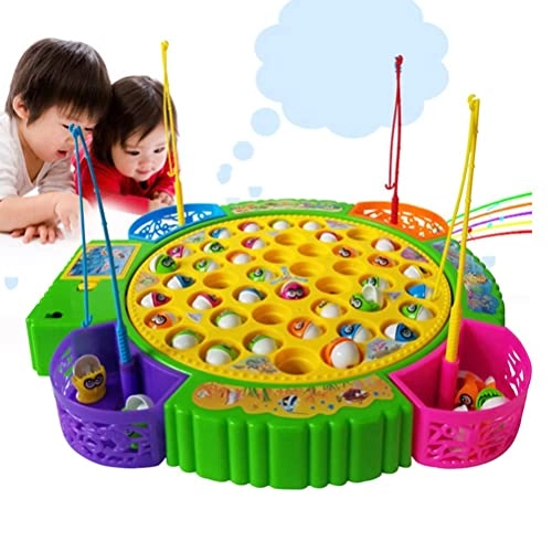 Fishing Games Toy - Rotating Board Preschool