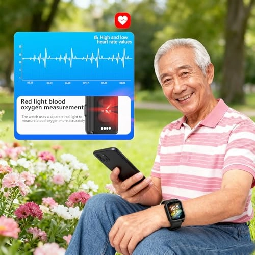 Fall Detection Watch for Elderly ABS+PC