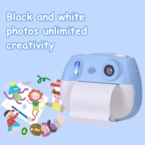 Instant Print Camera - 2 Lens 1080P 12MP