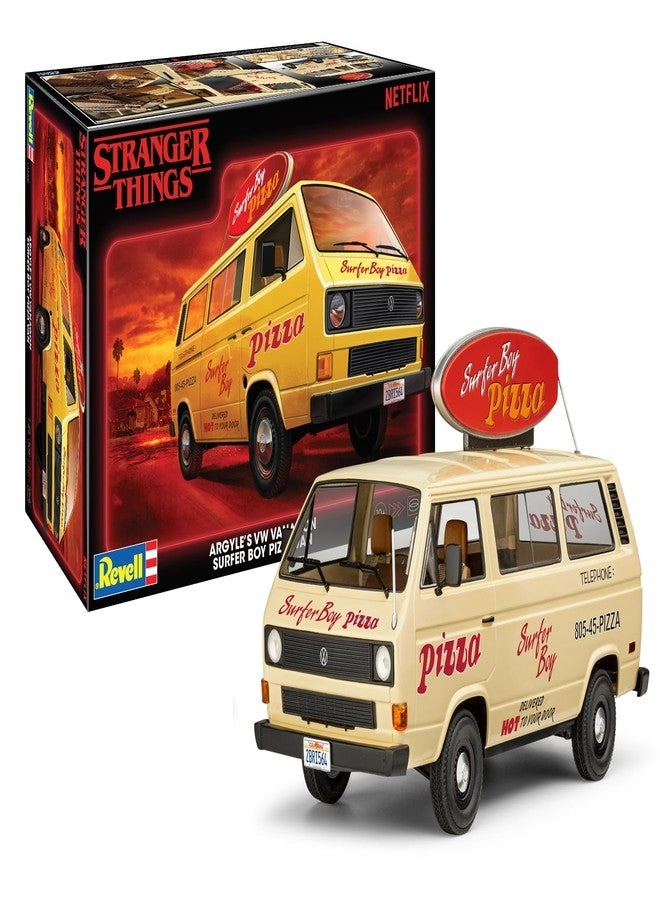 Stranger Things VW T3 Surfer Boy Pizza Van Model Kit (14559) - 1:25