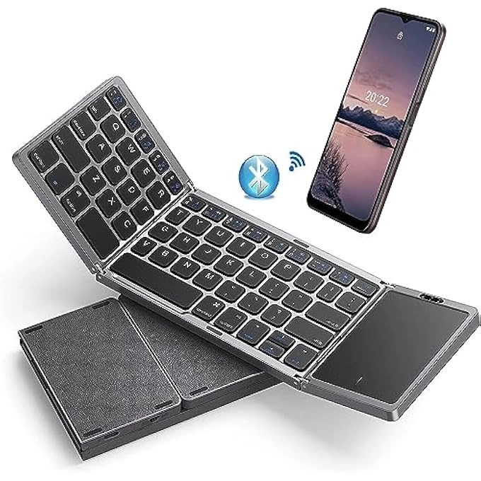 Muzz Foldable Wireless Bluetooth Keyboard - Wireless