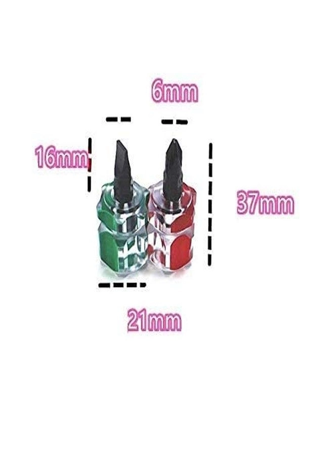 Mini Stubby Slotted and Phillips Screwdriver Set (4 Pcs)
