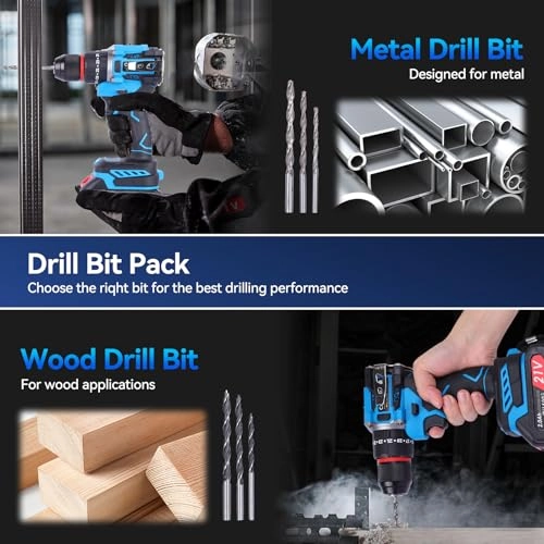 Cordless Drills Driver Brushless - 2000mAh