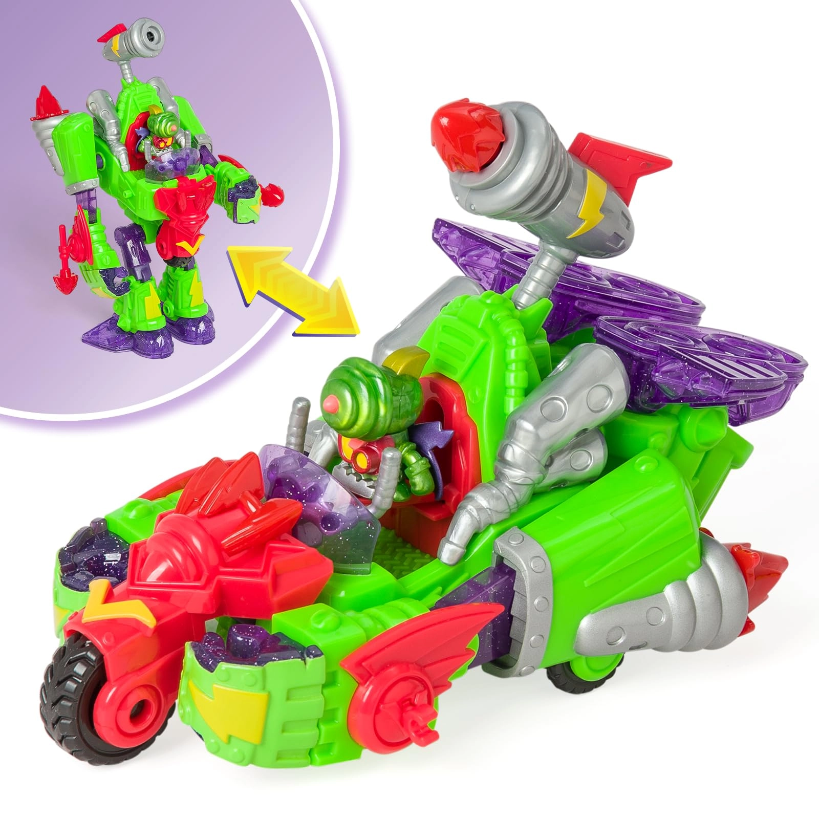 Turbo Warrior Speed - SuperThings Transformable (3 pcs.)