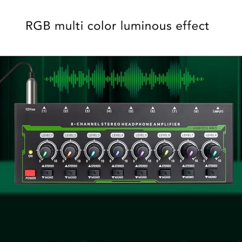 8 Channel Stereo Headphone Amplifier