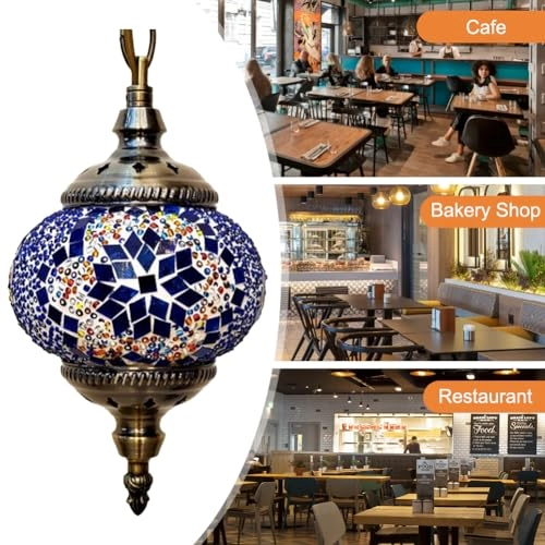 Mediterranean Pendant - E27 Mosaic