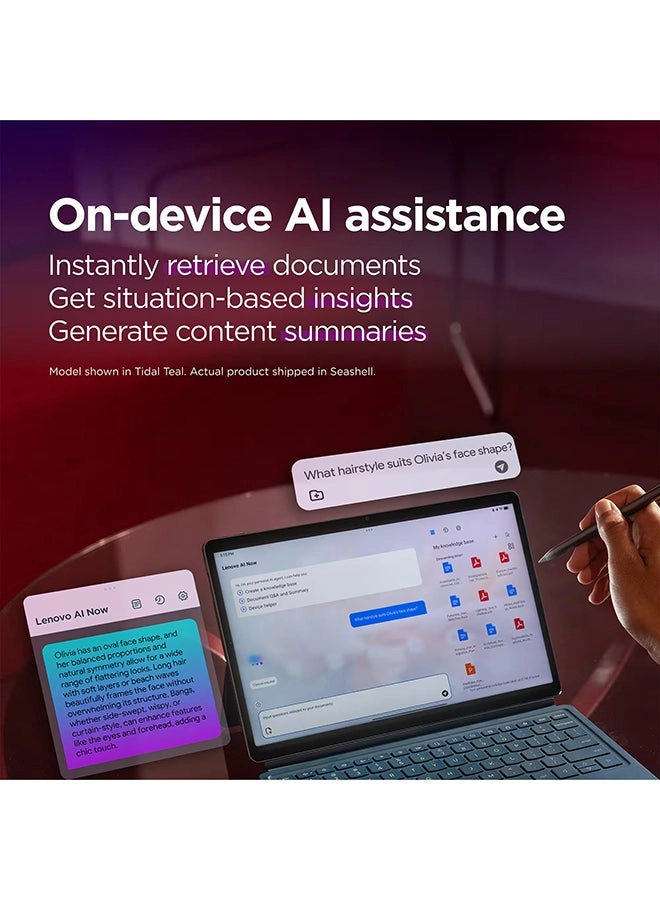 Yoga Tab Plus - 256GB 12.7" + 2-in-1 Keyboard Pack + Tab Pen Pro + LT310 Yoga True Wireless Earbuds
