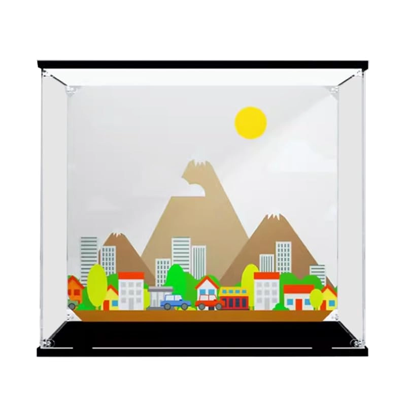 HCAEIOFJ Display Case for LEGO City 60321 - Acrylic