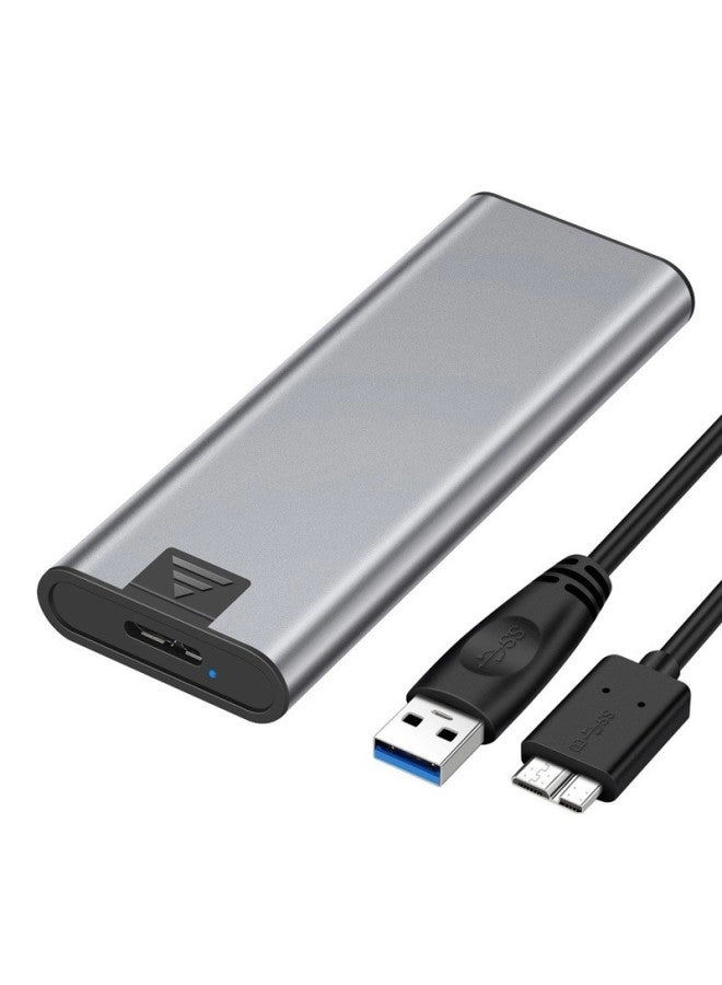 M.2 SSD Enclosure - NVMe SATA Dual Protocol 10Gbps USB-C/A