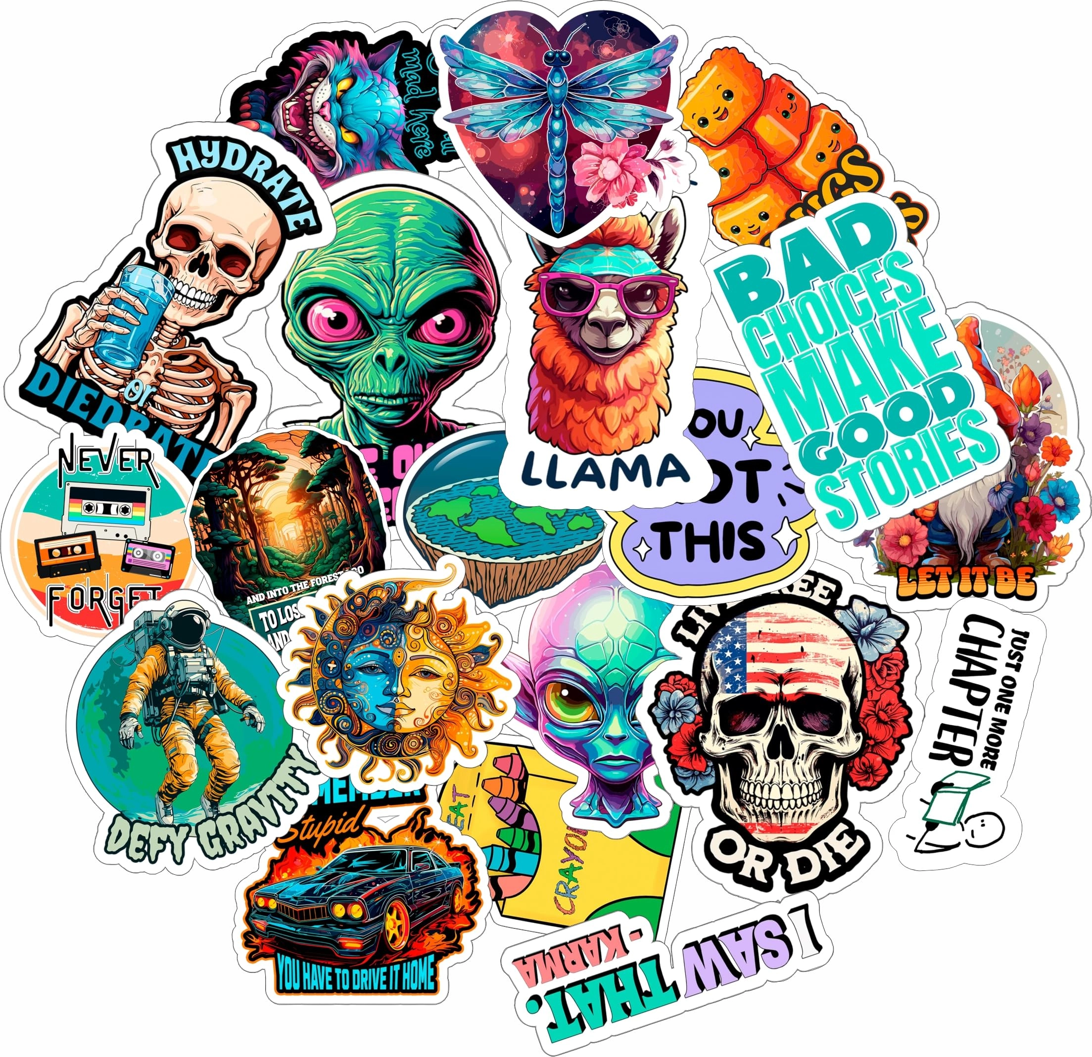 durwasha Self-Adhesive Stickers - 15 pic