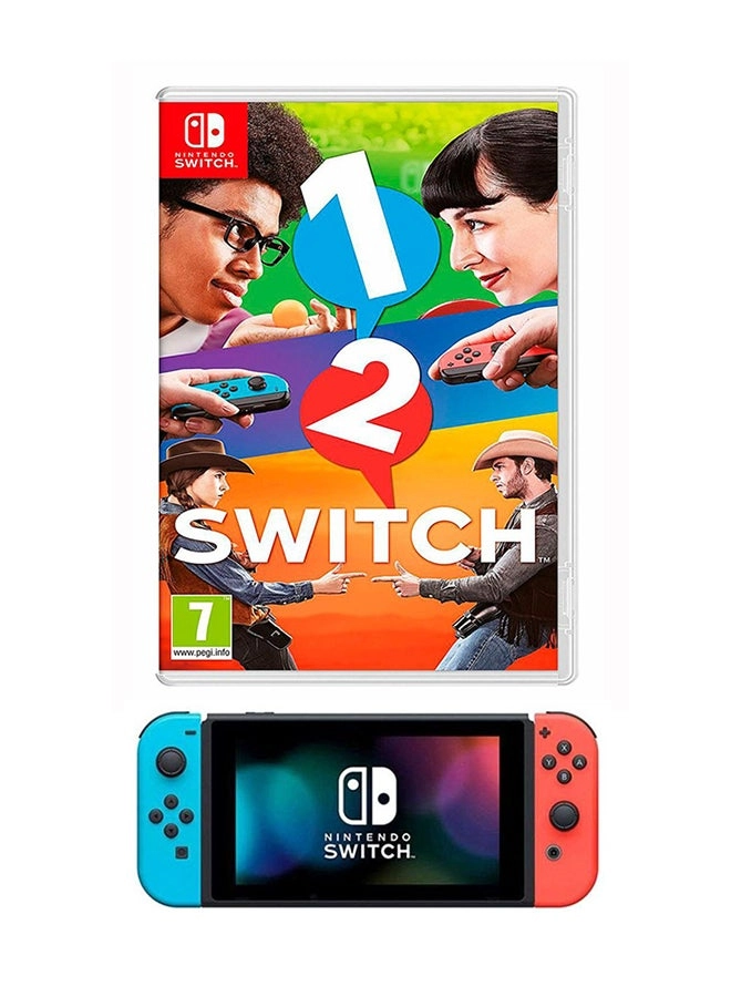 Nintendo Switch - 32GB - Neon Red and Blue