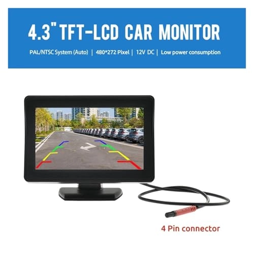 Rear View Camera With Monitor - Night vision