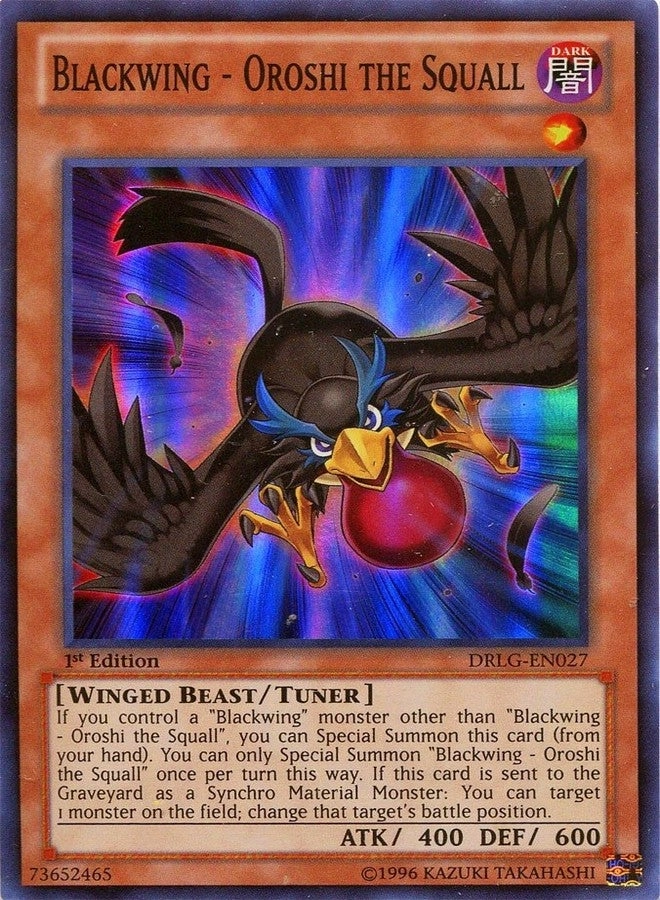Yu-Gi-Oh! Blackwing Oroshi The Squall DRLG-EN027