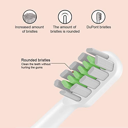 Sonic electric toothbrush - USB rechargeable 6 modes 4 brush heads