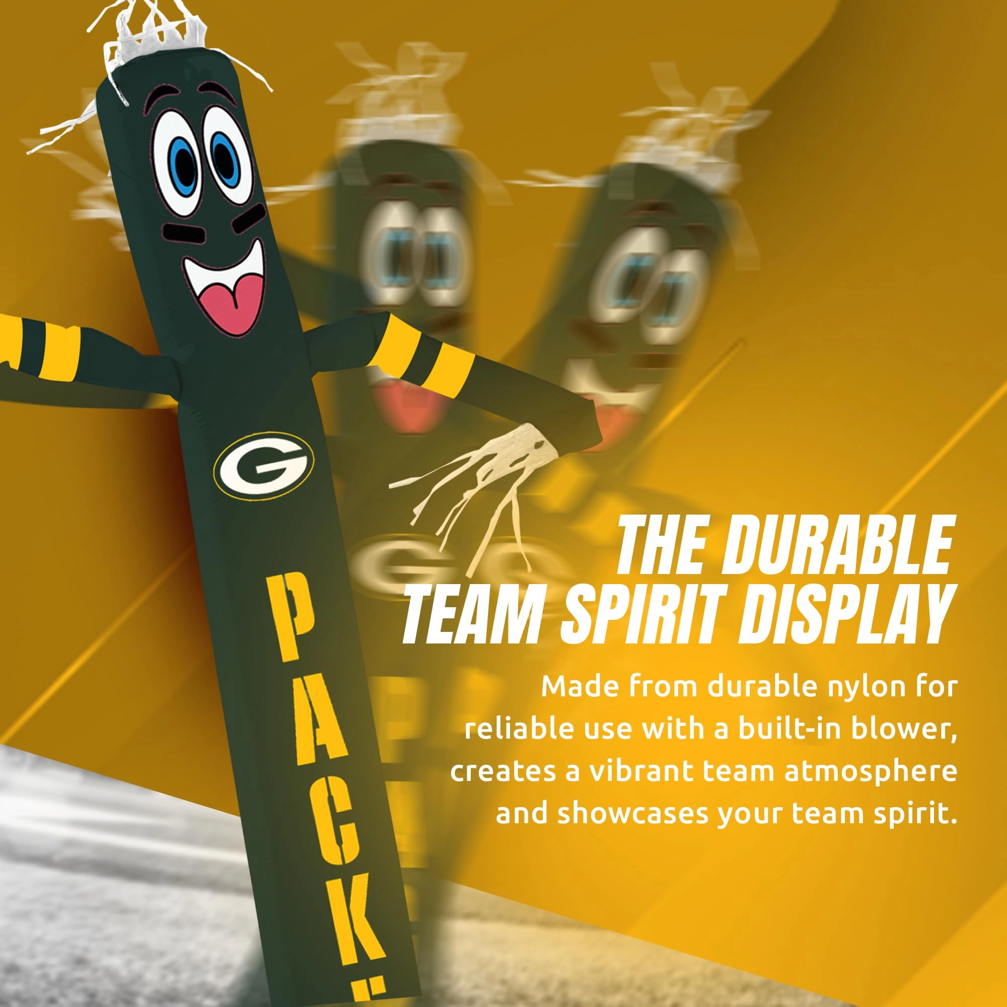 Wacky Waving Inflatable Tube Guy - 8ft Green Bay Packers