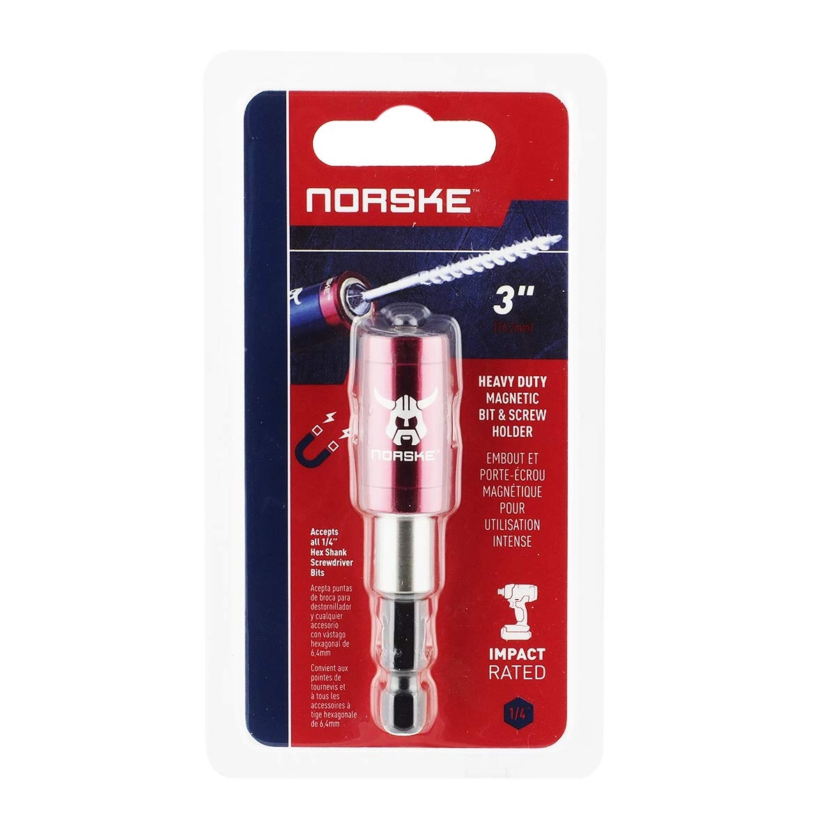 Impact Torsion Magnetic Screwdriver Bit & Screw Holder - 3"