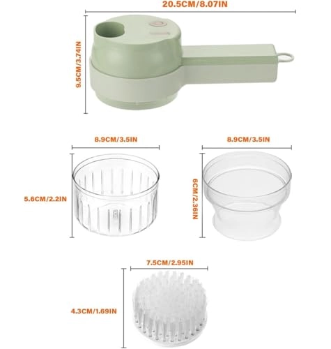 Handheld Electric Vegetable Cutter - 200ML 40W