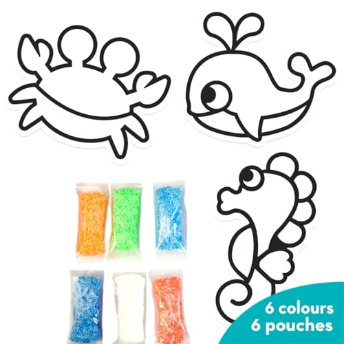 Aqua World - Clay Stickers Kit 9 pcs 3+ years