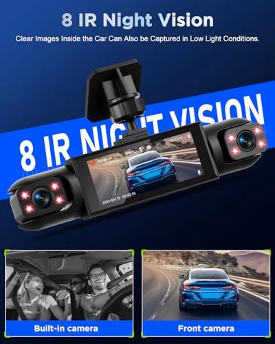4 Channel Front and Rear Dash Cam - 1080P