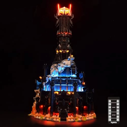 LED Lighting Kit for Lego (10333) - Dark Lord Castle Lighted Minifigure Remote Version
