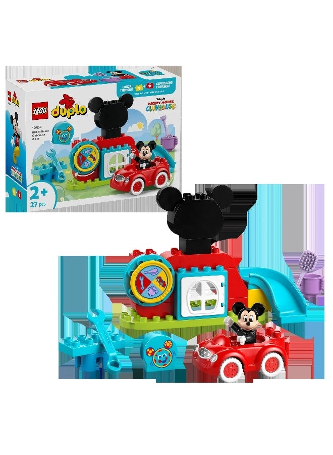 LEGO DUPLO Disney Mickey Mouse Clubhouse & Car (10454) - 2+ Years