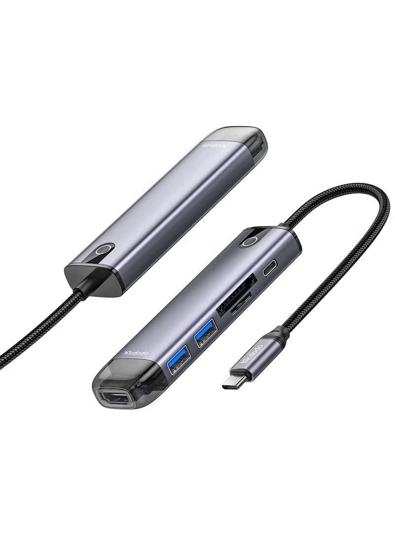 Mcdodo HU-774 - 6-in-1 USB-C Hub 4K HDMI